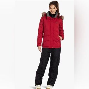 Roxy Snow Juniors Tundra Snow Jacket, Red 8K WPWSJ274